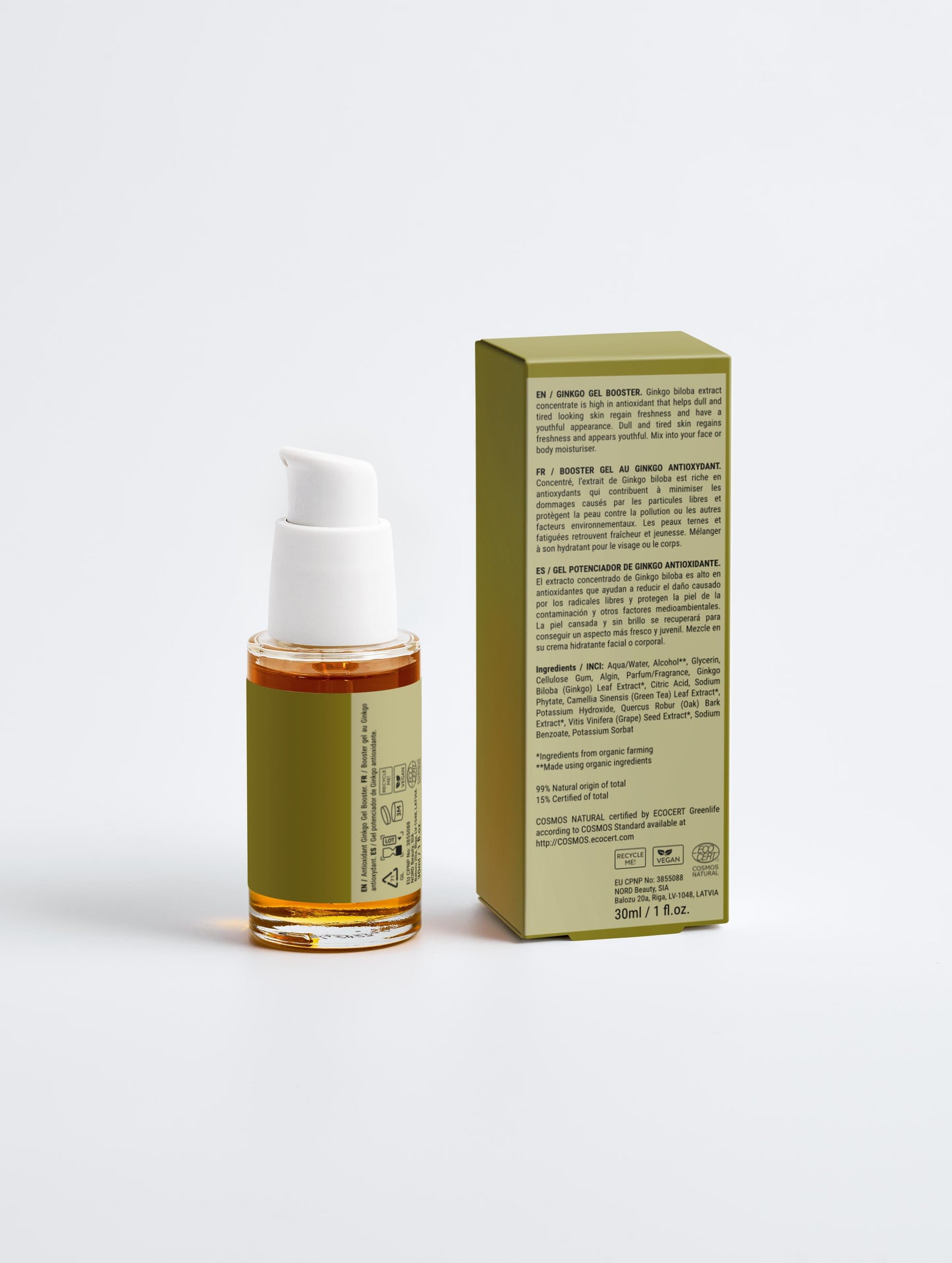 Antioxidant Ginkgo Gel Booster